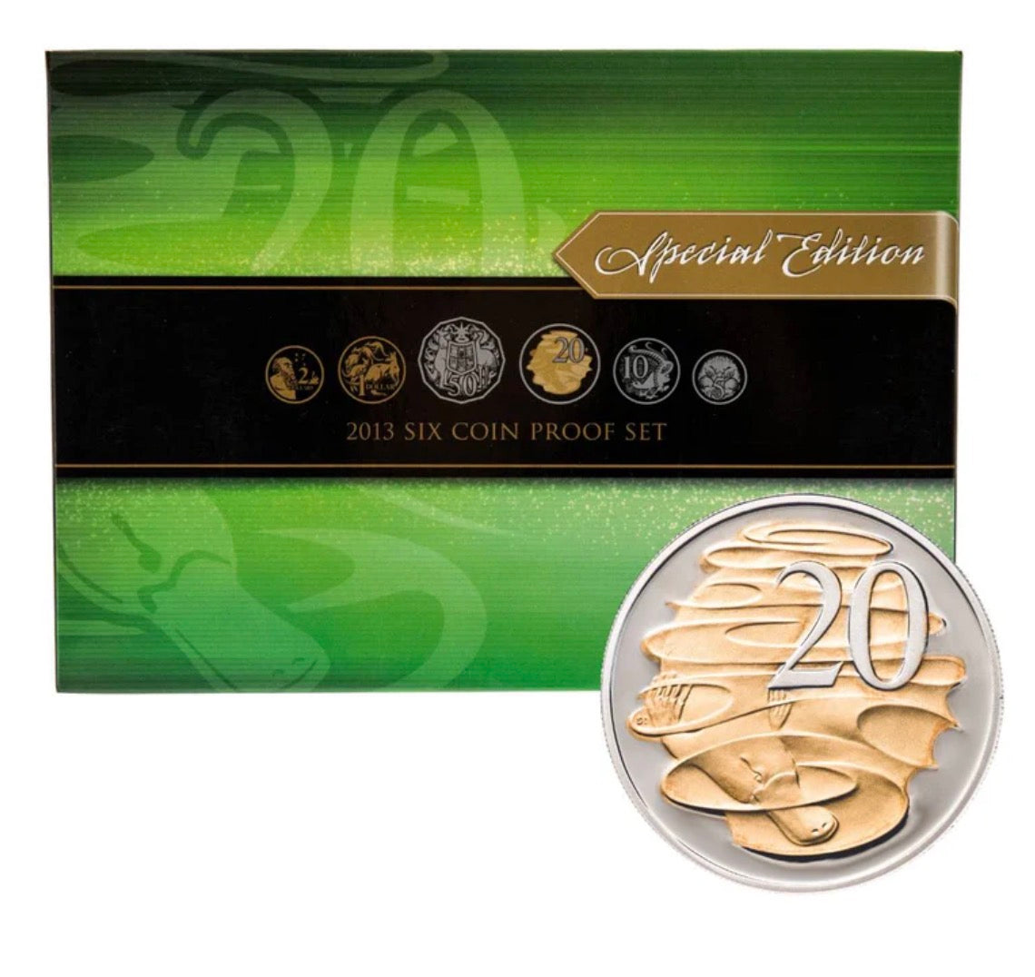 2013 Royal Australian Mint Six-Coin Proof Year Set