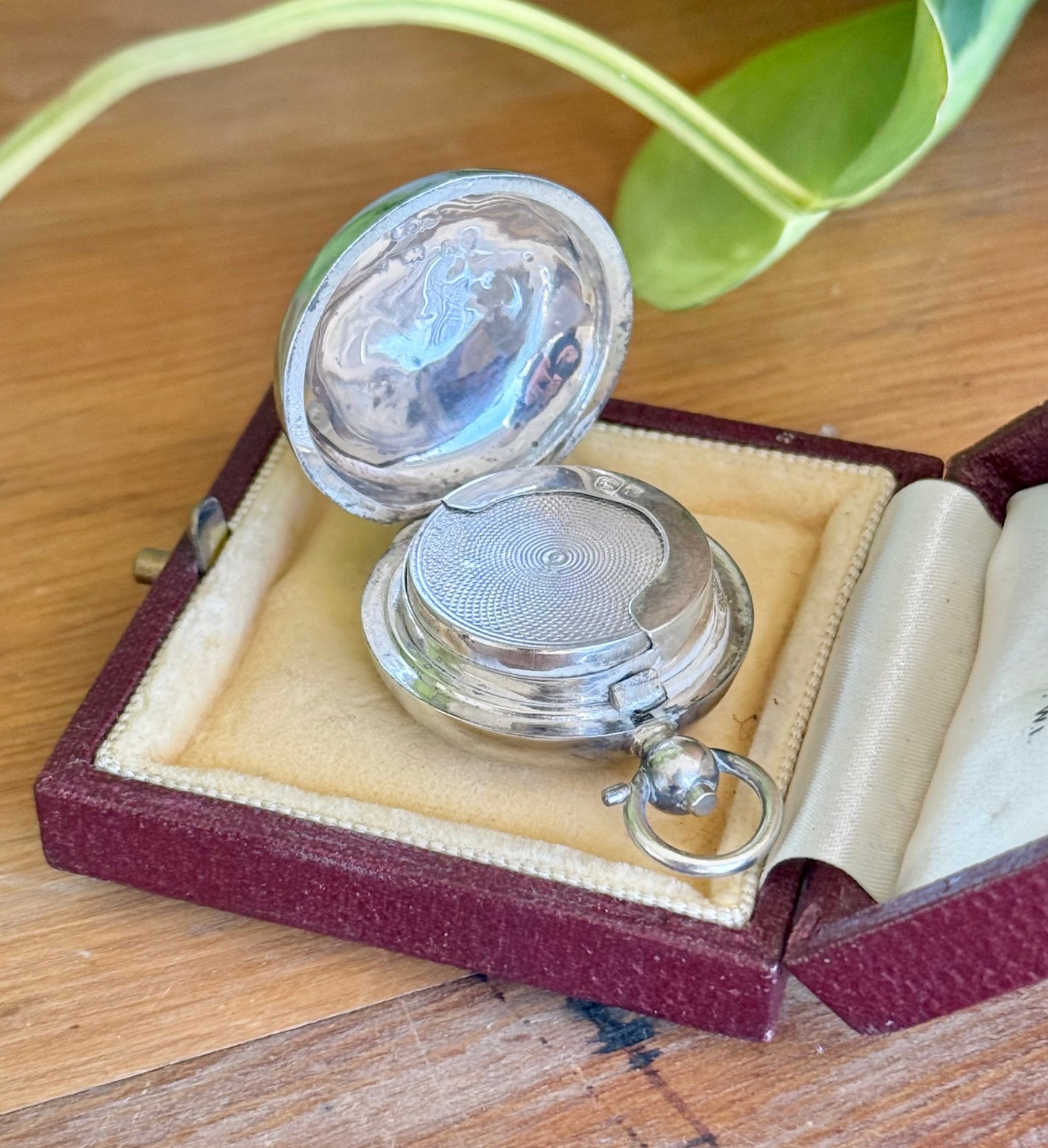 Hallmarked Silver Full Sovereign Case | Pendant Charm 1909 Birmingham