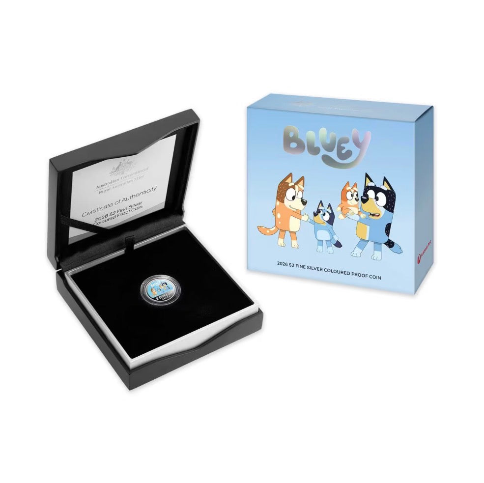 2026 Bluey Silver Proof $2 Coin