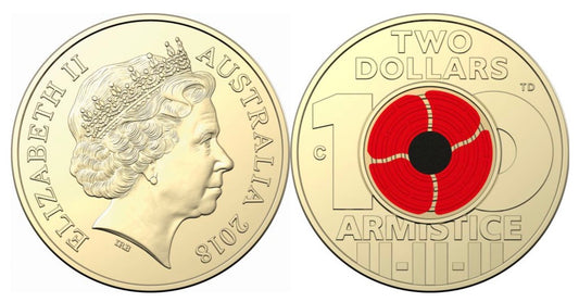 2018 100 Years of Armistice $2 Mint Roll | Royal Australian Mint
