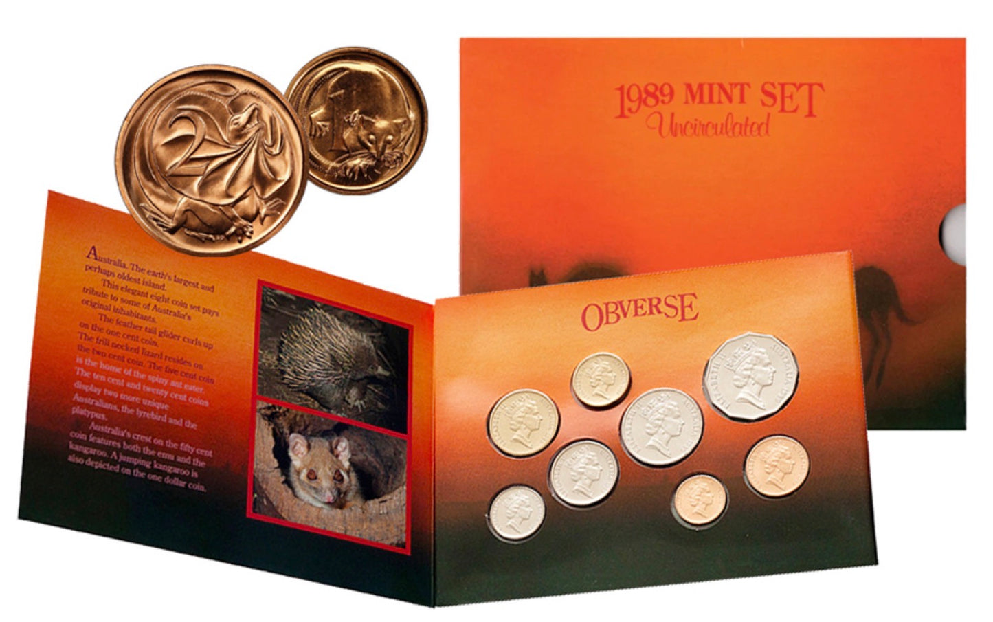 1989 Royal Australian Mint Uncirculated Coin Set