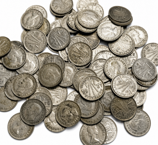 Australian 50% Silver Threepence (1947–1964) – Random Date