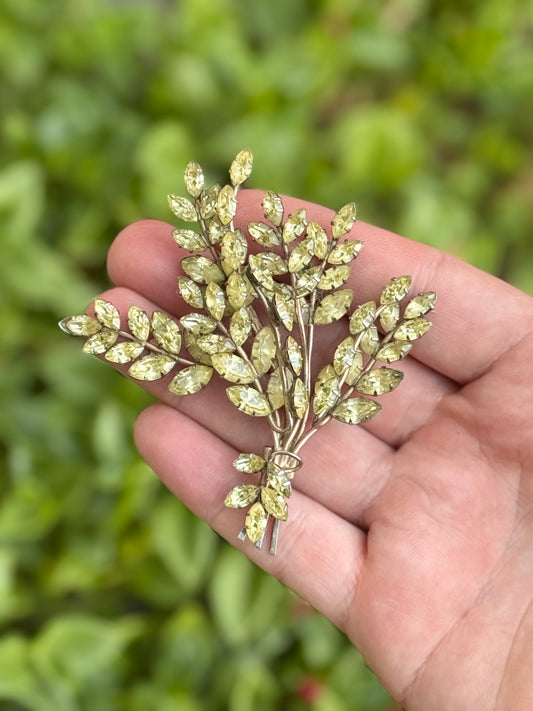 Fern Spray brooch by Donald Simpson for Jewelcrest