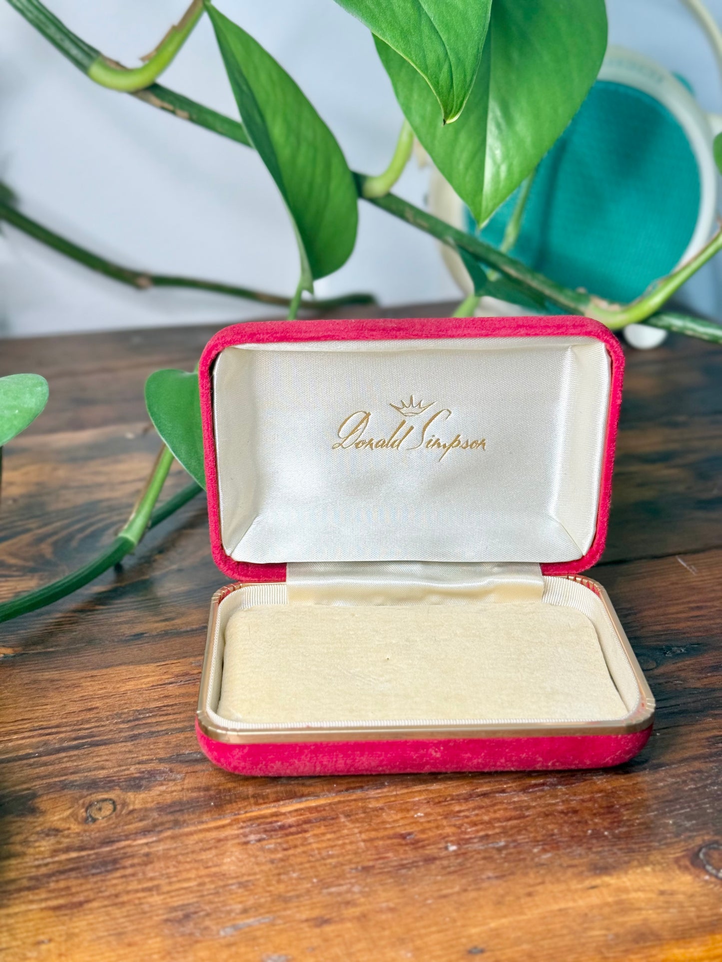 Red Velvet Jewellery Display Box | Donald Simpson