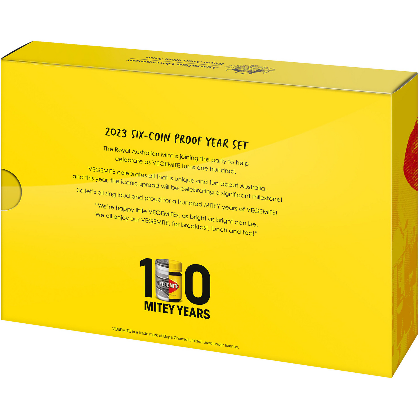 2023 Vegemite Centenary Six-Coin Proof Year Set