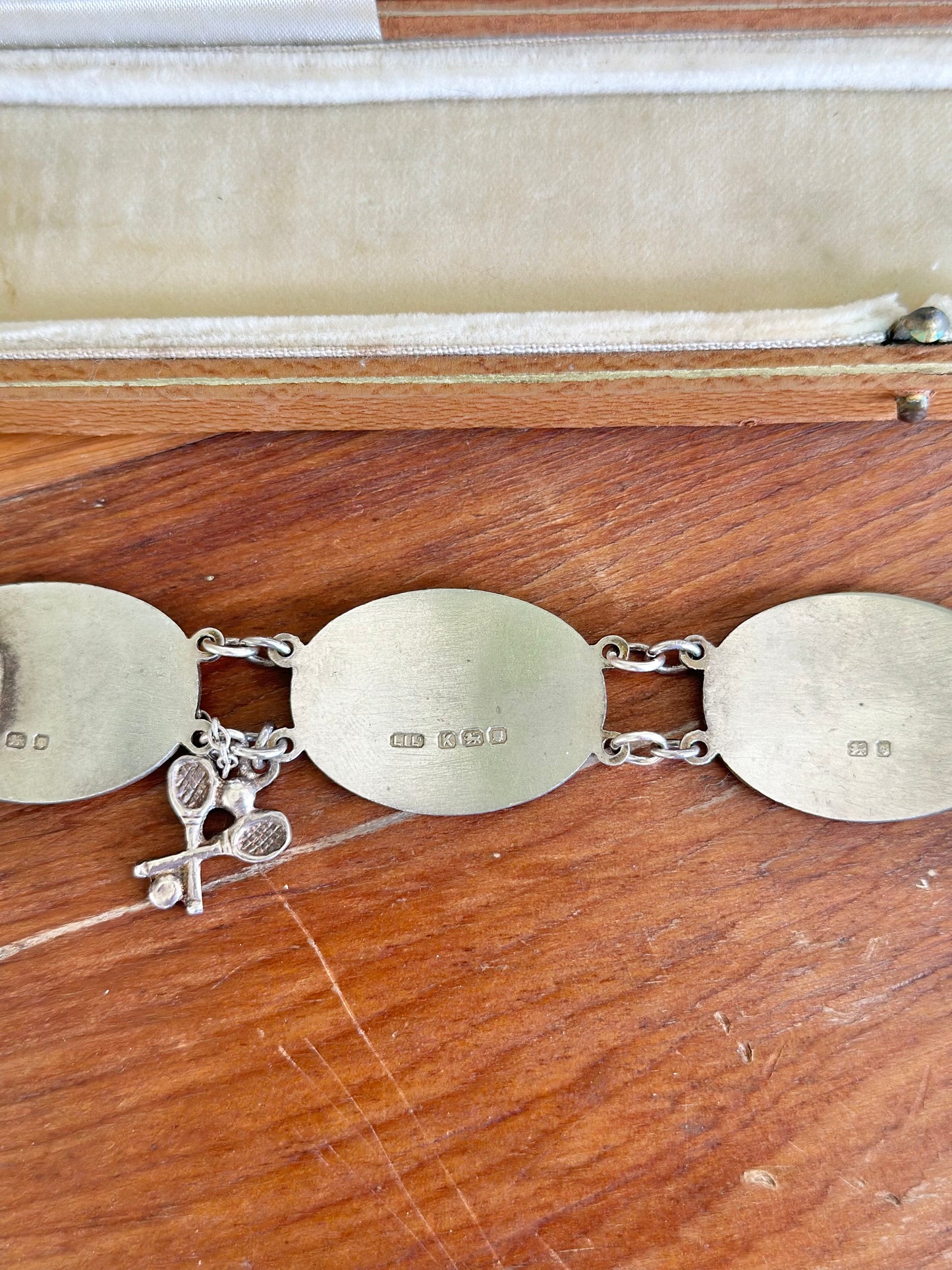 1945 Sterling Silver Landmark Bracelet by Lonwick Industries | Post-War London Icons