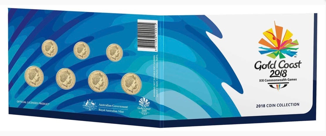 2018 Gold Coast Commonwealth Games Seven-Coin Collection