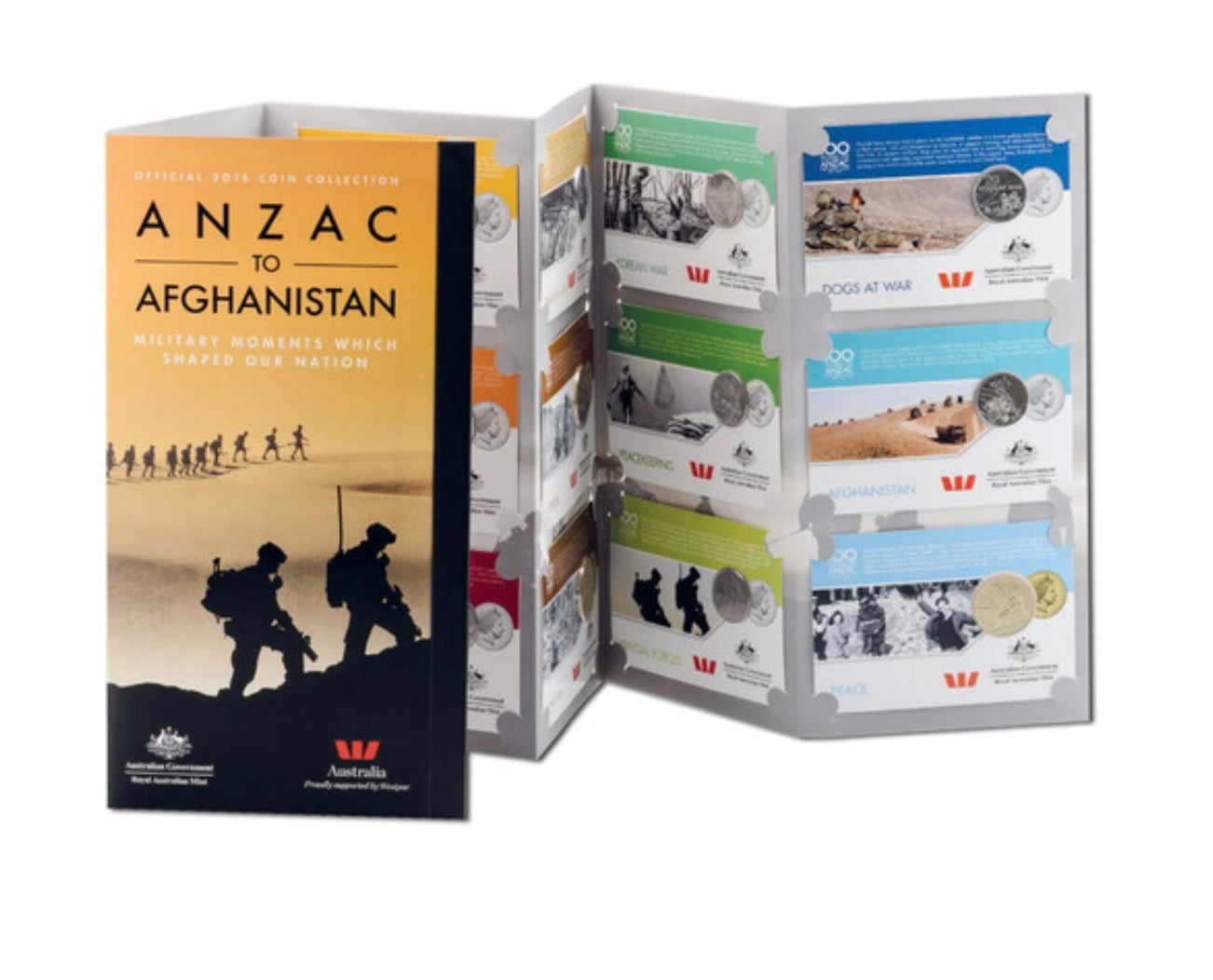 2016 Anzac to Afghanistan Collector Folder with Our Legends 25 Cent Coin