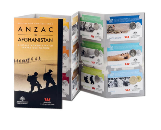 2016 Anzac to Afghanistan Collector Folder with Our Legends 25 Cent Coin