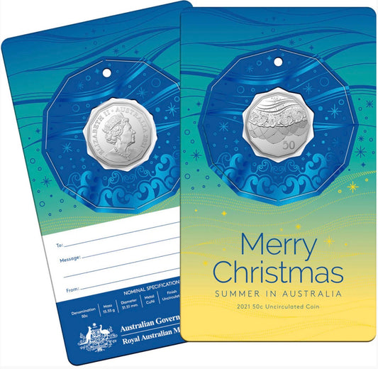 2021 Royal Australian Mint Summer in Australia 5 Coin 50 Cent Set