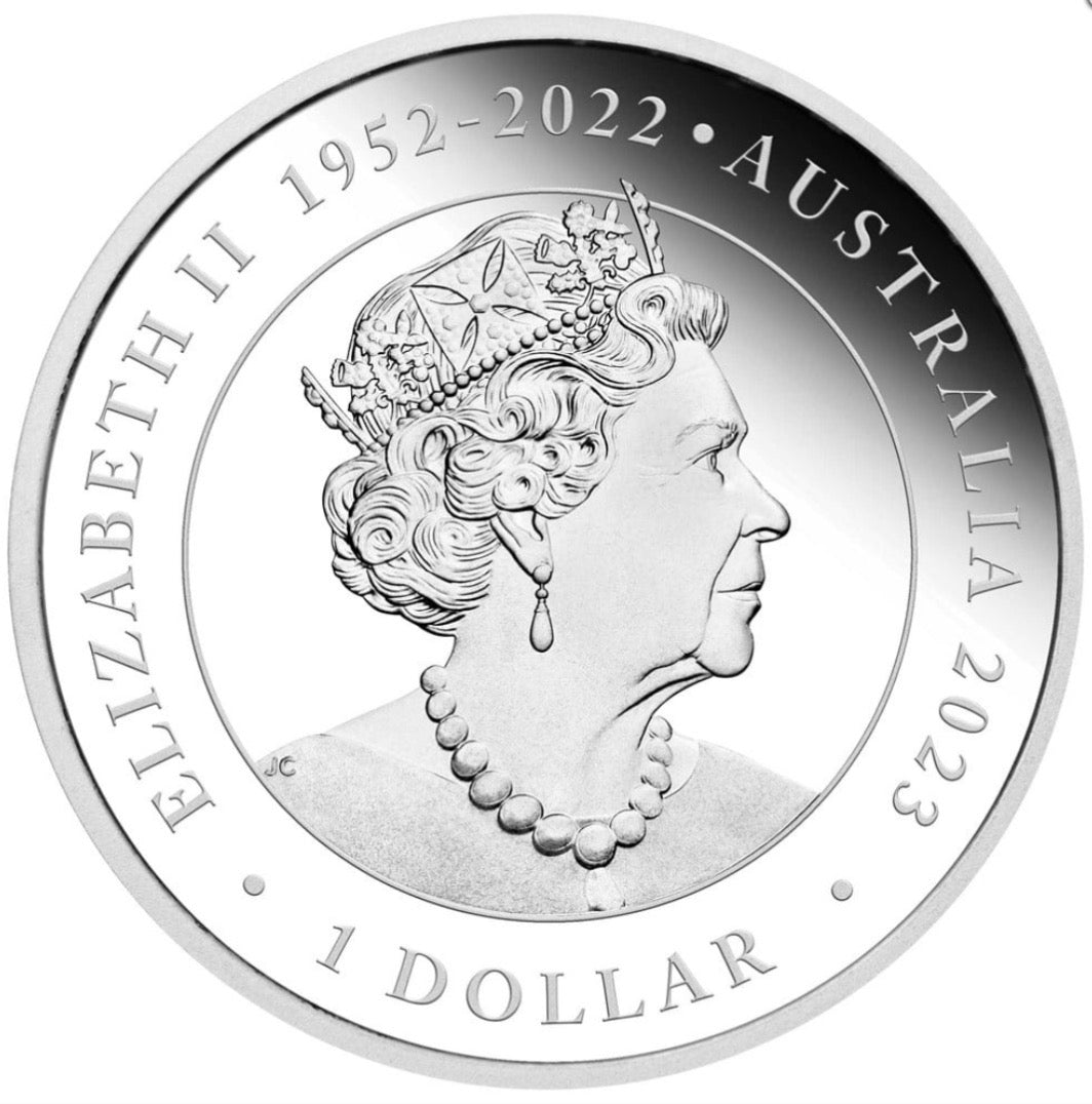 2023 $1 Australian Swan 1oz Silver Proof Coin | Boxed with COA | Mintage 2,500