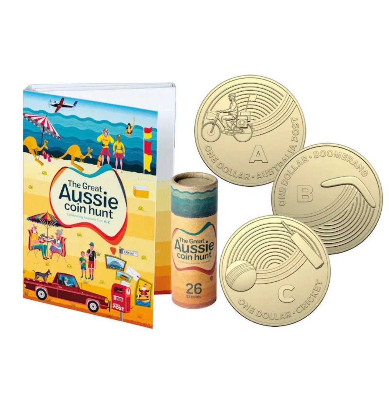 2019 The Great Aussie Coin Hunt Series 1 A–Z Collection | Royal Australian Mint & Australia Post ( Sealed Tube )