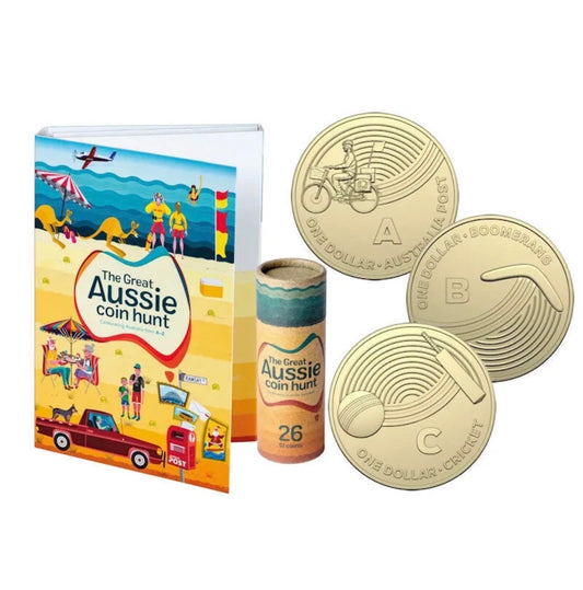 2019 The Great Aussie Coin Hunt Series 1 A–Z Collection | Royal Australian Mint & Australia Post ( Sealed Tube )