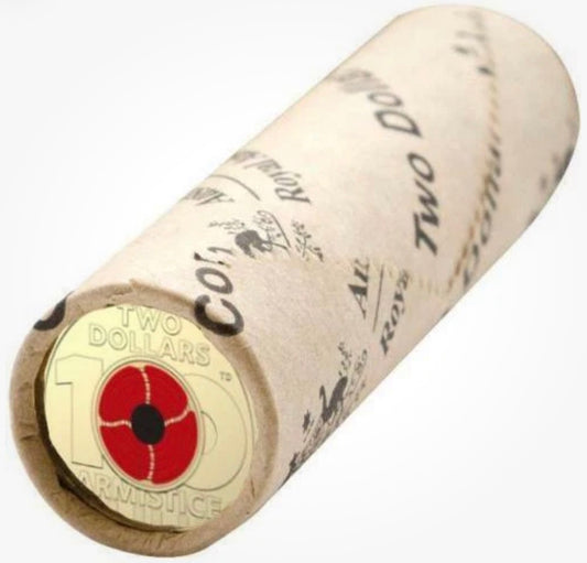 2018 100 Years of Armistice $2 Mint Roll | Royal Australian Mint