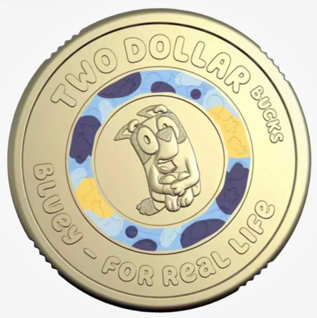 2026 Bluey & Bingo $2 Unopened Coin Roll, Collector Album & Till Change Coin Set | Royal Australian Mint