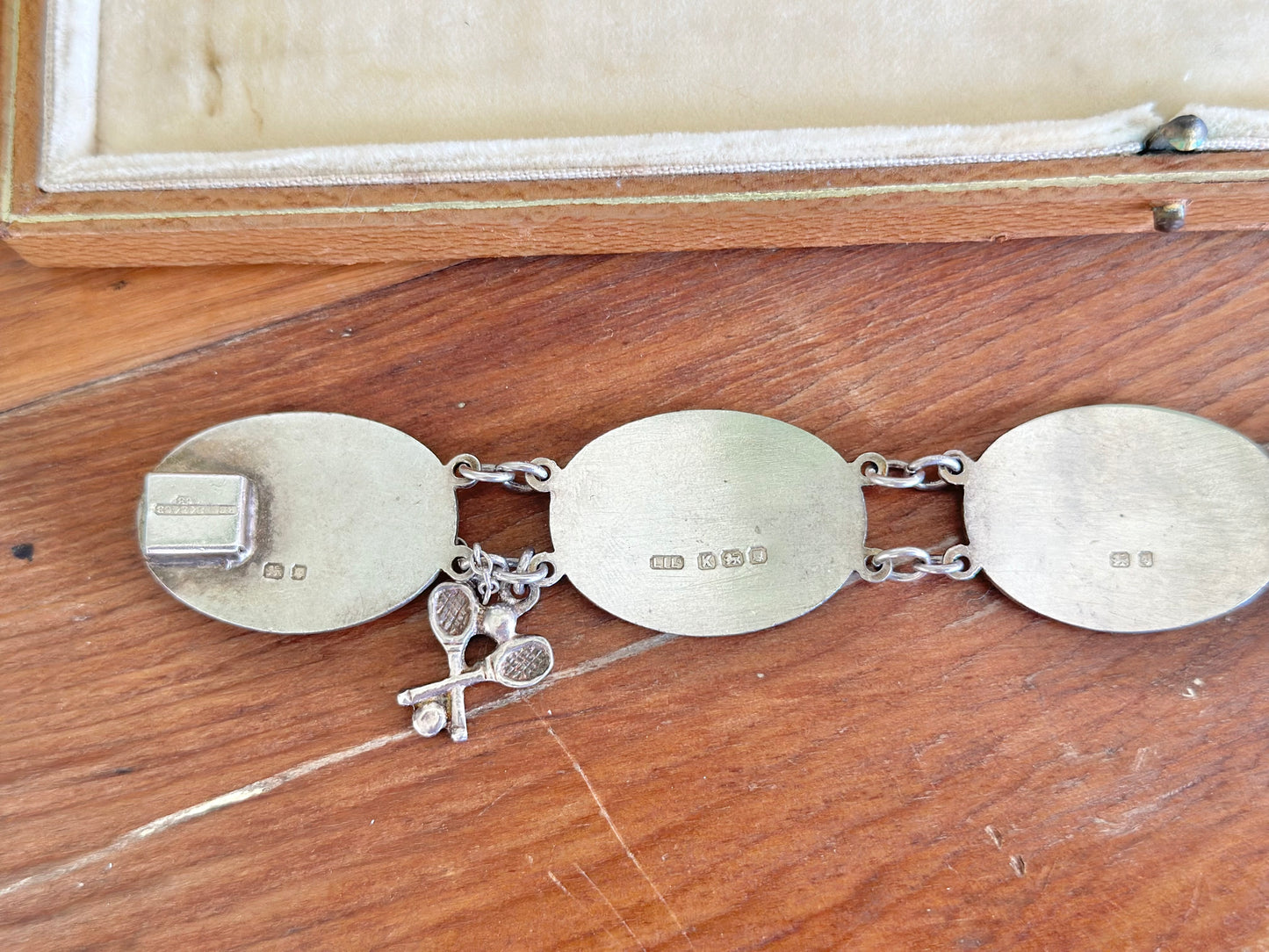 1945 Sterling Silver Landmark Bracelet by Lonwick Industries | Post-War London Icons