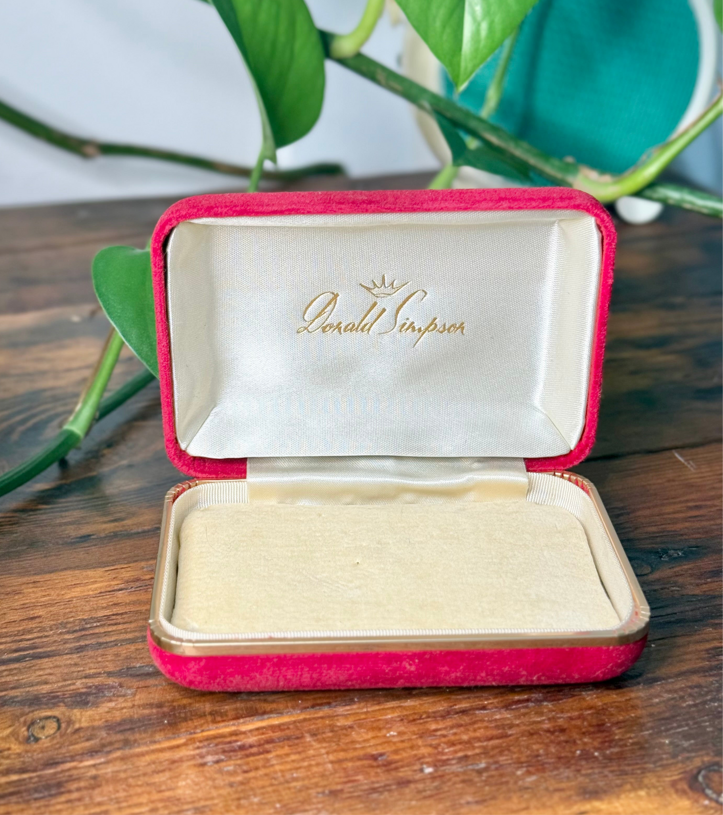 Red Velvet Jewellery Display Box | Donald Simpson
