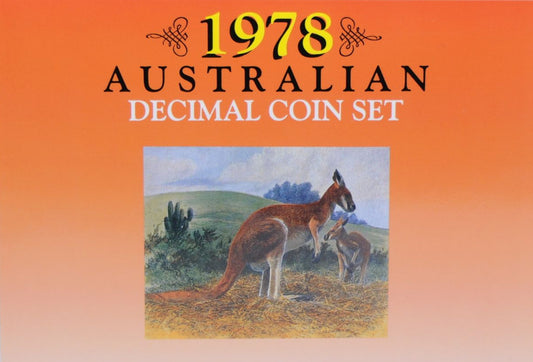 1978 Australian Uncirculated Decimal Coin Set | Sherwood