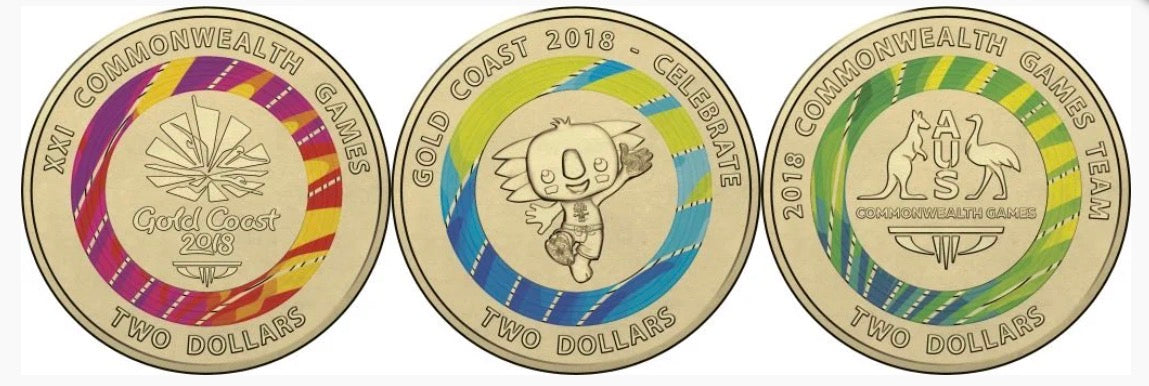 2018 Gold Coast Commonwealth Games Seven-Coin Collection