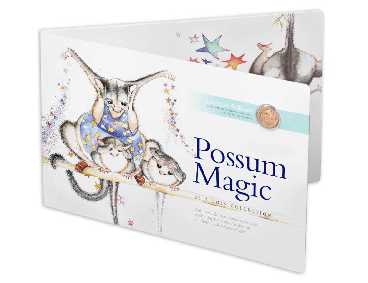 2017 Royal Australian Mint Possum Magic 8 Coin Collection Folder