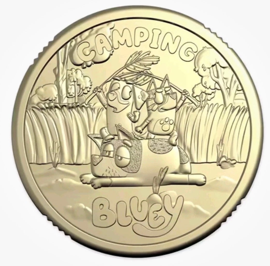 2026 Bluey & Bingo $2 Unopened Coin Roll, Collector Album & Till Change Coin Set | Royal Australian Mint