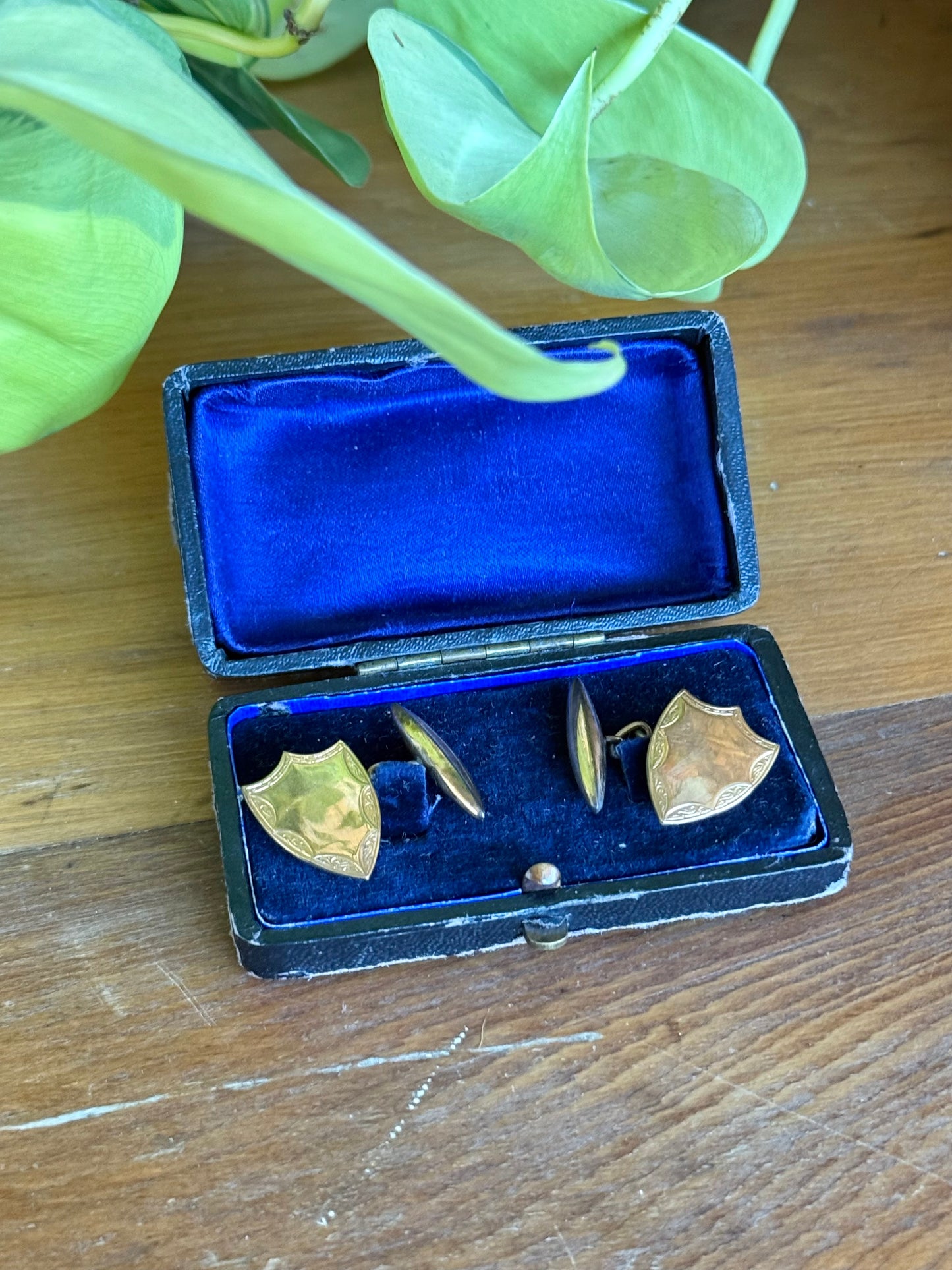 Vintage Apex by Rodd Gold-Lined Cufflinks | New Old Stock on Card
