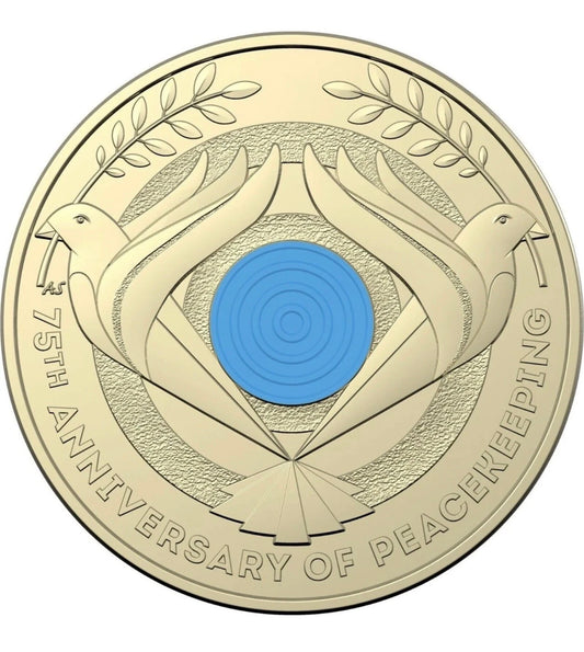 2022 Australian $2 Peacekeeping Coloured Uncirculated Coin – Premium Lighthouse Capsule