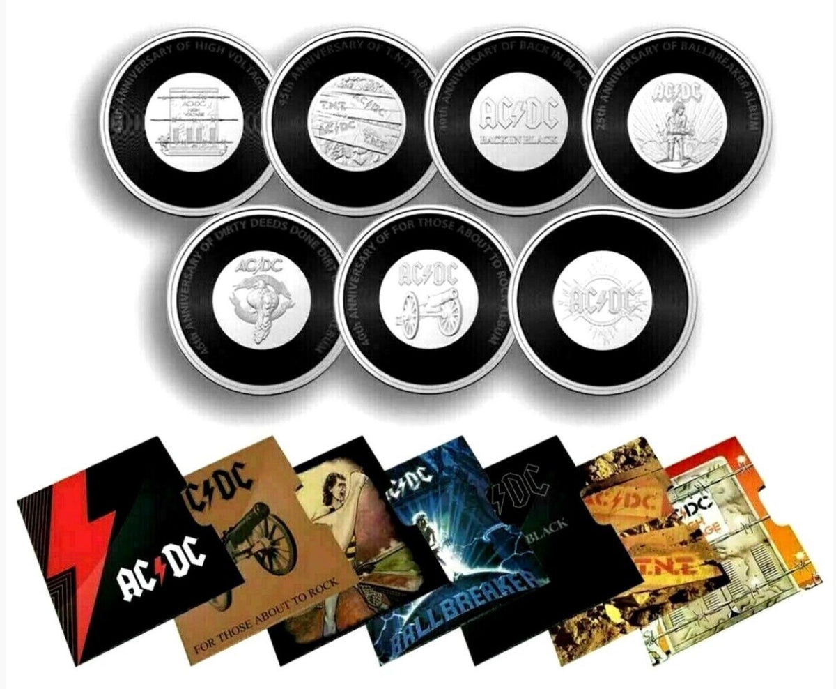 2020–2021 AC/DC Volume 1 Seven-Coin Coloured 20c Collection