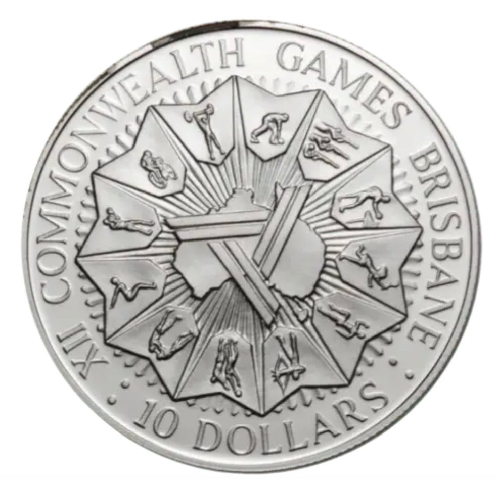 1982 $10 Silver Coin – Brisbane Commonwealth Games