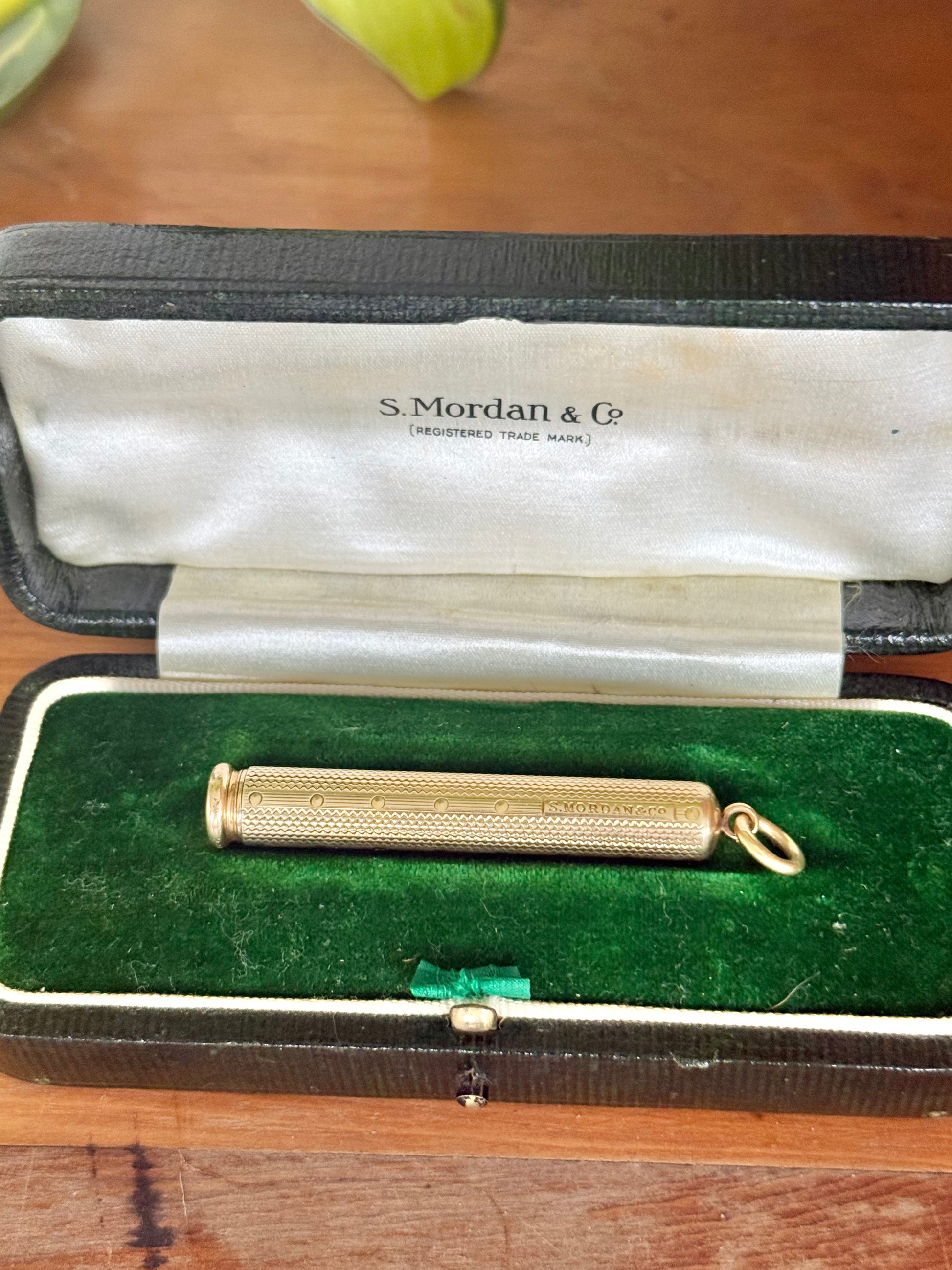 15ct Gold Retractable Dip Pen & Pencil Combination by Sampson 15ct Gold Retractable Dip Pen & Pencil Combination by Sampson