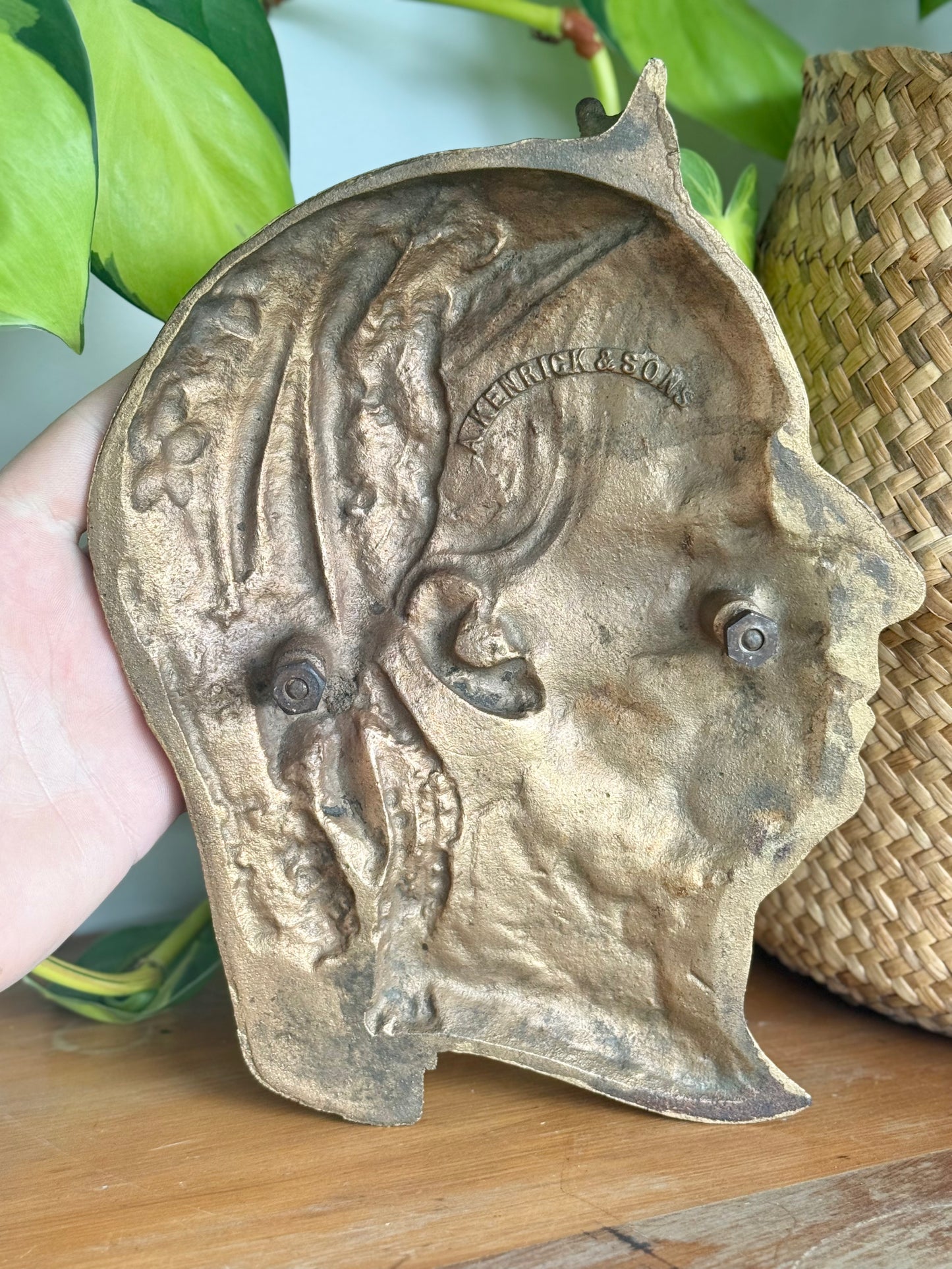 Queen Victoria Diamond Jubilee Wall Plaque | A. Kendrick & Sons, 1897 Cast Iron