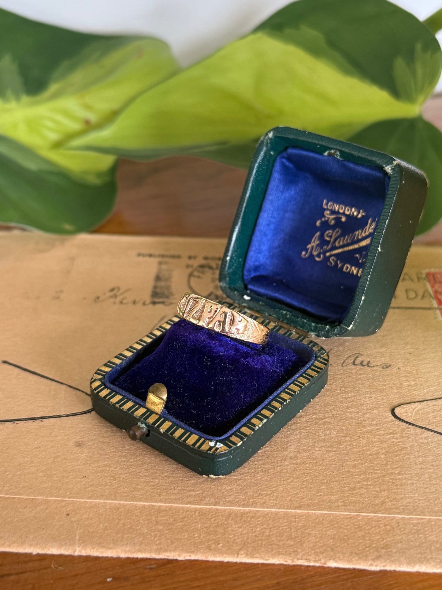 Edwardian Mizpah Ring – 1900 Birmingham Hallmarked, Size P