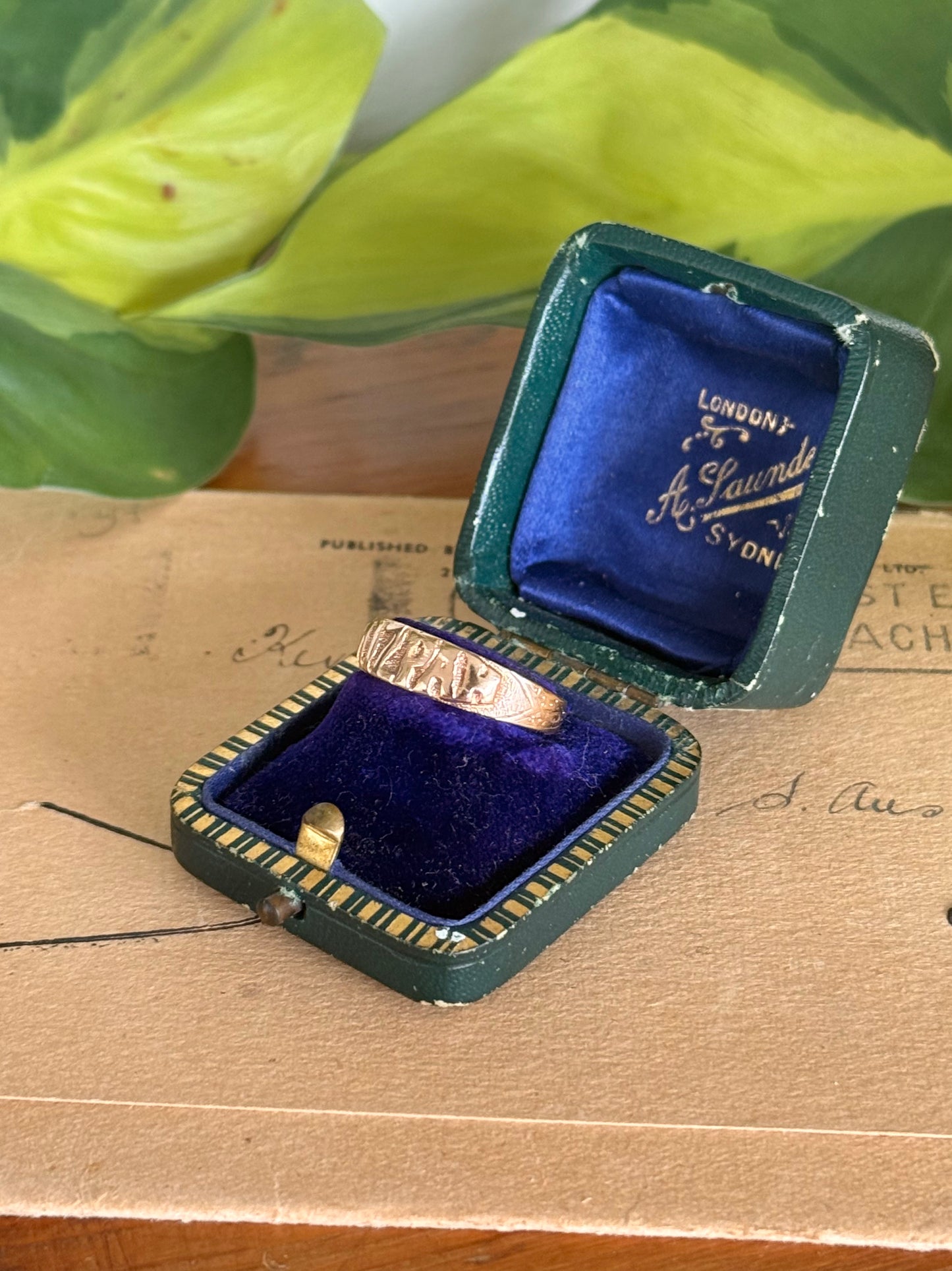 Edwardian Mizpah Ring – 1900 Birmingham Hallmarked, Size P