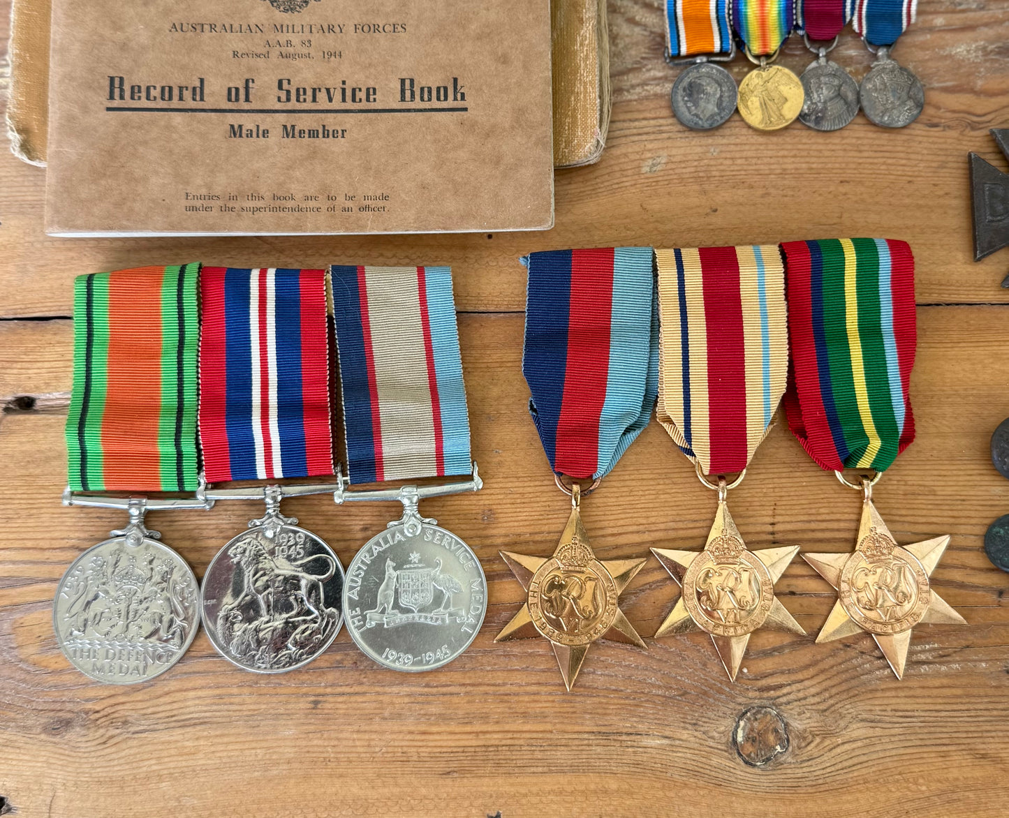 Australian WWI & WWII Father and Son Military Medal Group – Bruce Family