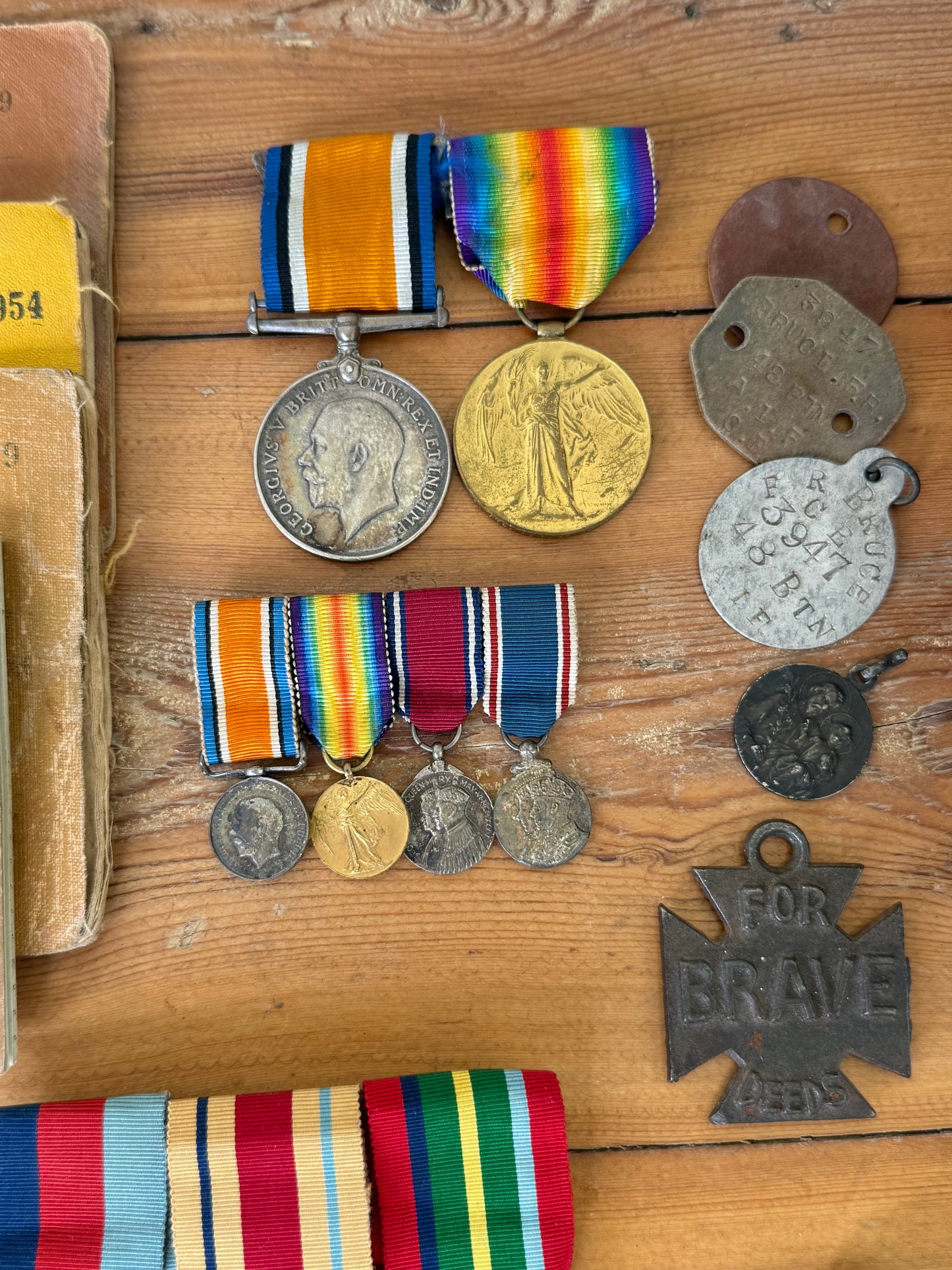 Australian WWI & WWII Father and Son Military Medal Group – Bruce Family