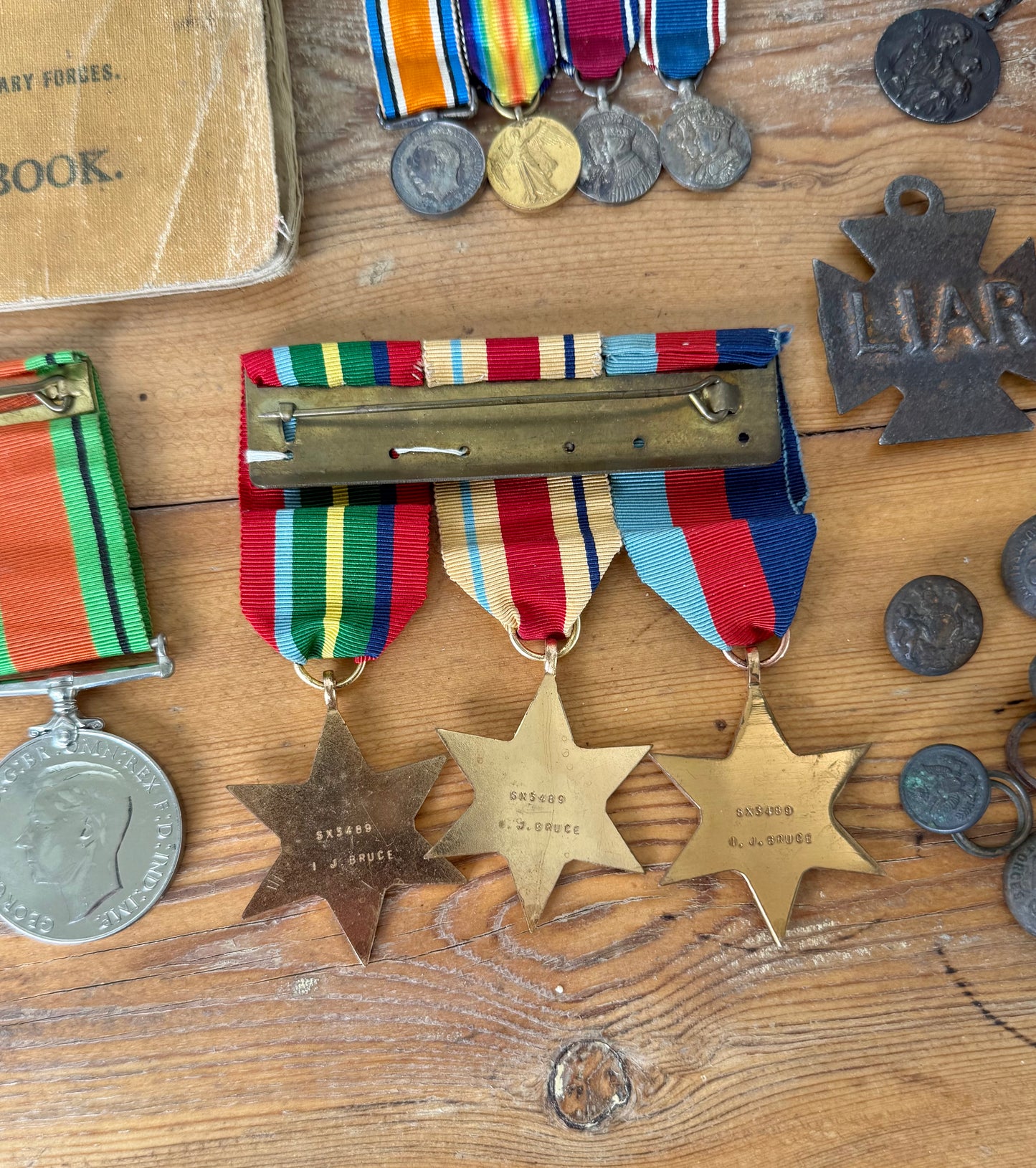 Australian WWI & WWII Father and Son Military Medal Group – Bruce Family