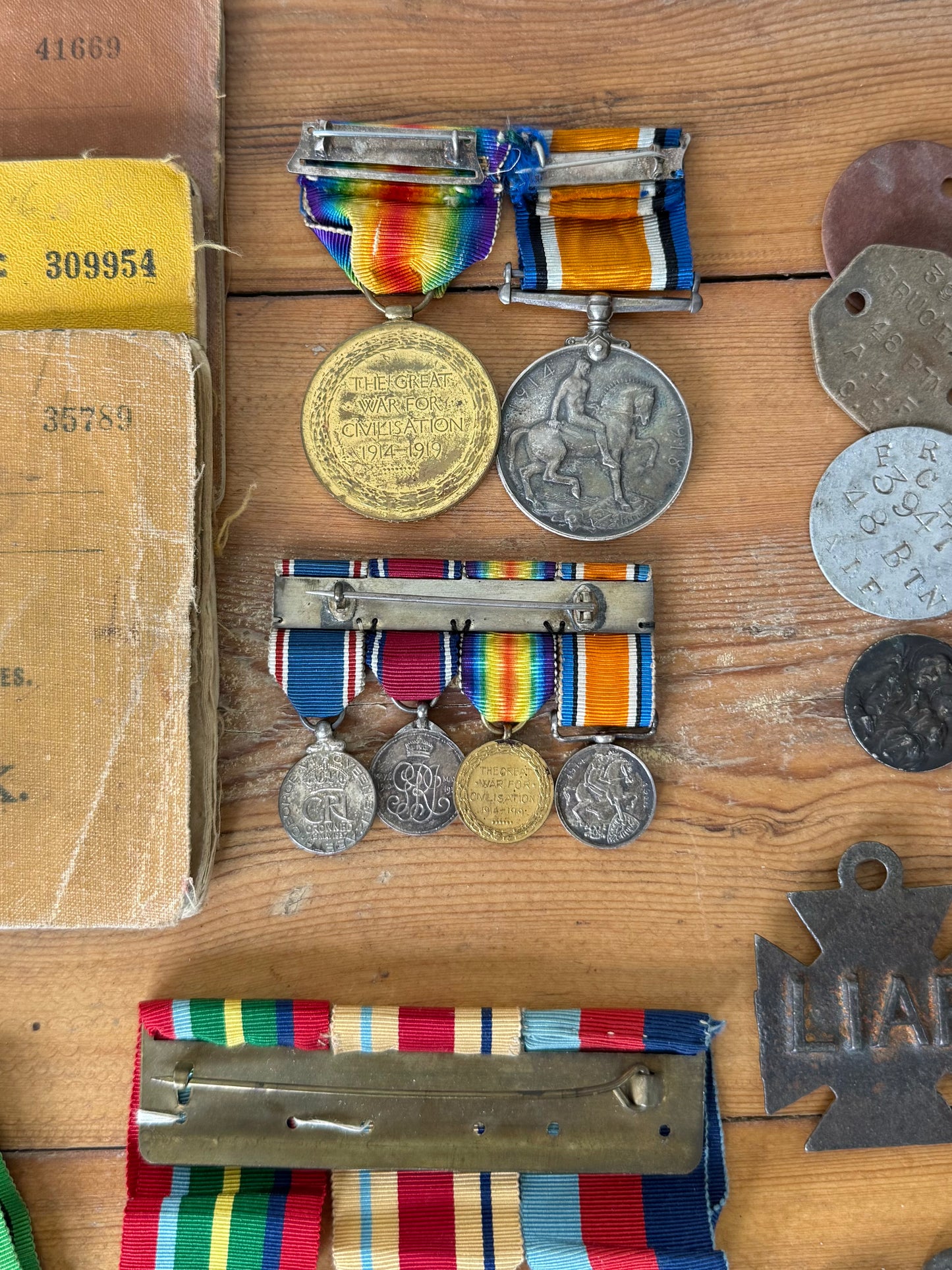 Australian WWI & WWII Father and Son Military Medal Group – Bruce Family
