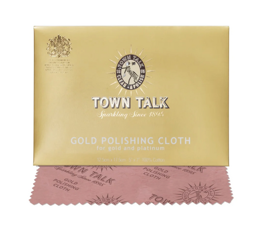 Town Talk Gold Polishing Cloth – Trusted Jewellery & Gold Care – 3 Sizes