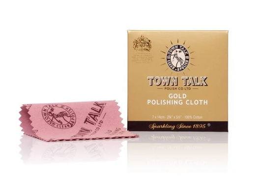 Town Talk Gold Polishing Cloth – Trusted Jewellery & Gold Care – Small